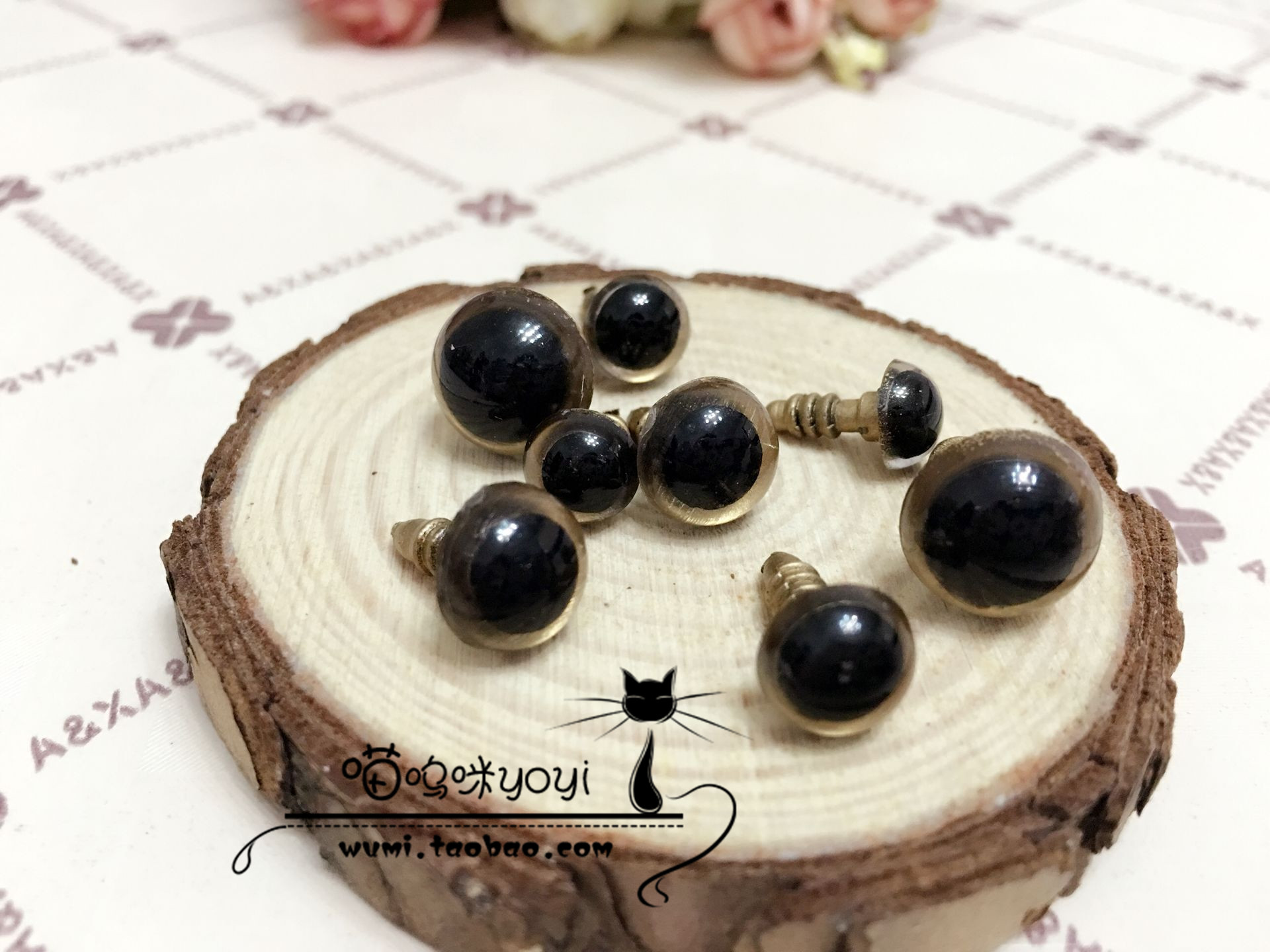 Búp bê Búp Bê Phụ Kiện DIY Mô Phỏng Màu Mắt Pha Lê Eye Teddy Doll Vải Lông Cừu Chắp Vá Chuyên Dụng búp bê giá rẻ