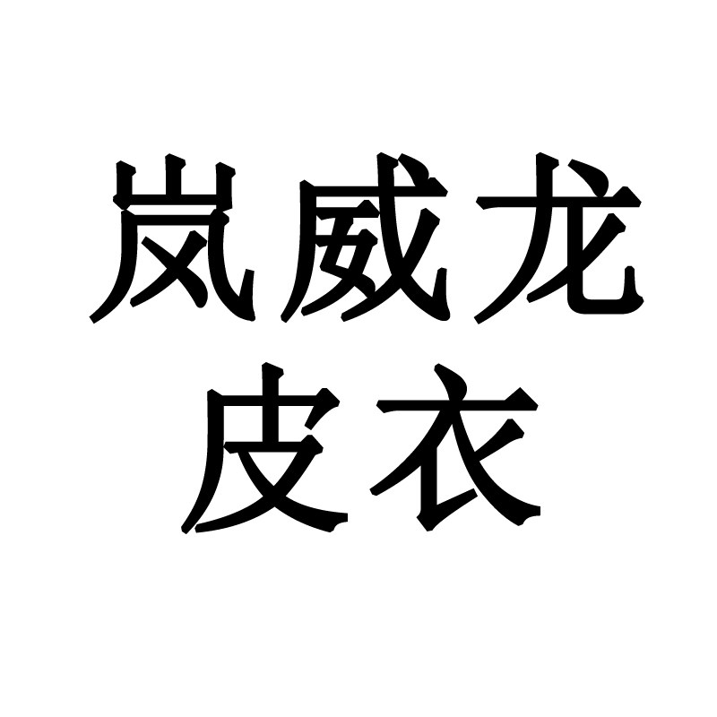 岚威龙高端男装皮衣