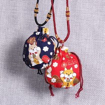 Cartoon popular dog year sachet child halter neck sachet bag empty bag Dragon Boat Festival portable bag Safe purse puppy