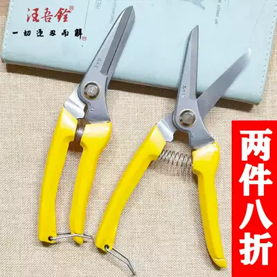 Wang Wuquan wire cutting trough multi-function electrical scissors 8 inch stainless steel pruning shears Special pruning shears for fruit tree branches