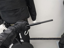 Public hair portable 17-inch mechanical stick with running number