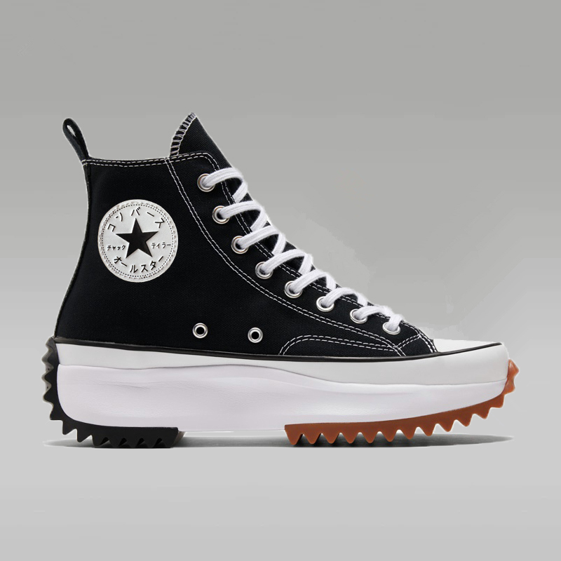 Japanese-Style Canvas Shoes New Model Official Genuine Black and White Classic Women's Shoes High-Top Thick-Soled Couple Versatile Casual Shoes Men