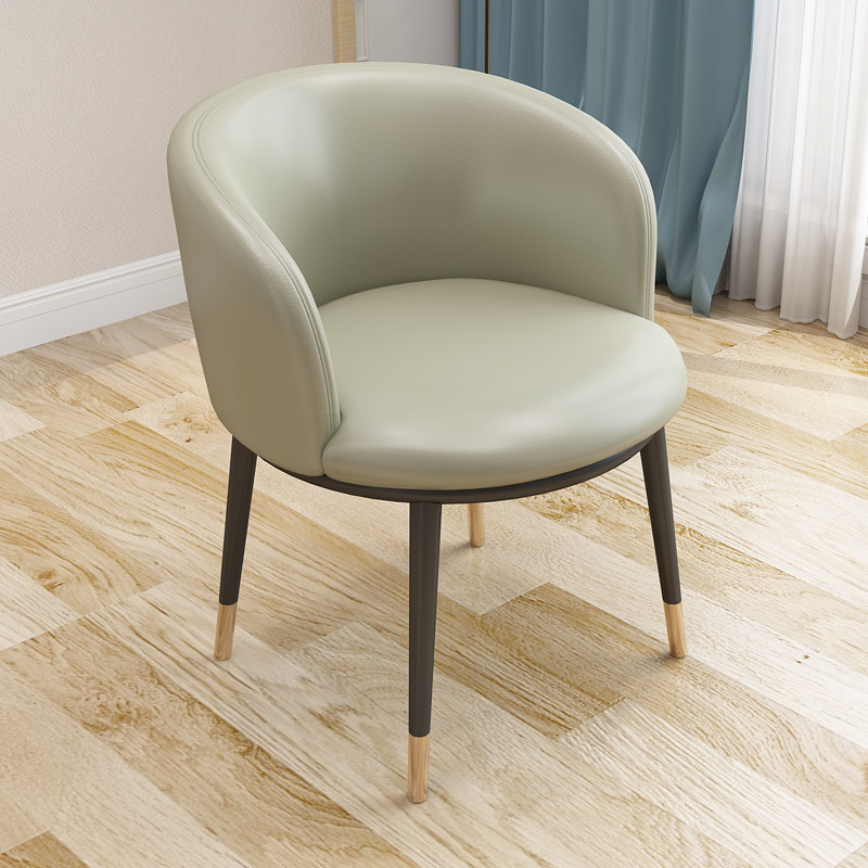 Nordic style chair modern simple desk chair creative net red computer makeup stool backrest home adult dining chair