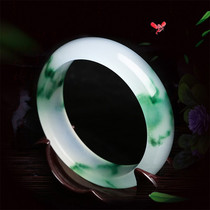 Ice seed floating green jade bracelet women jade bracelets jade bracelets emerald colours Guido Conv show gas quartzite quartz jade