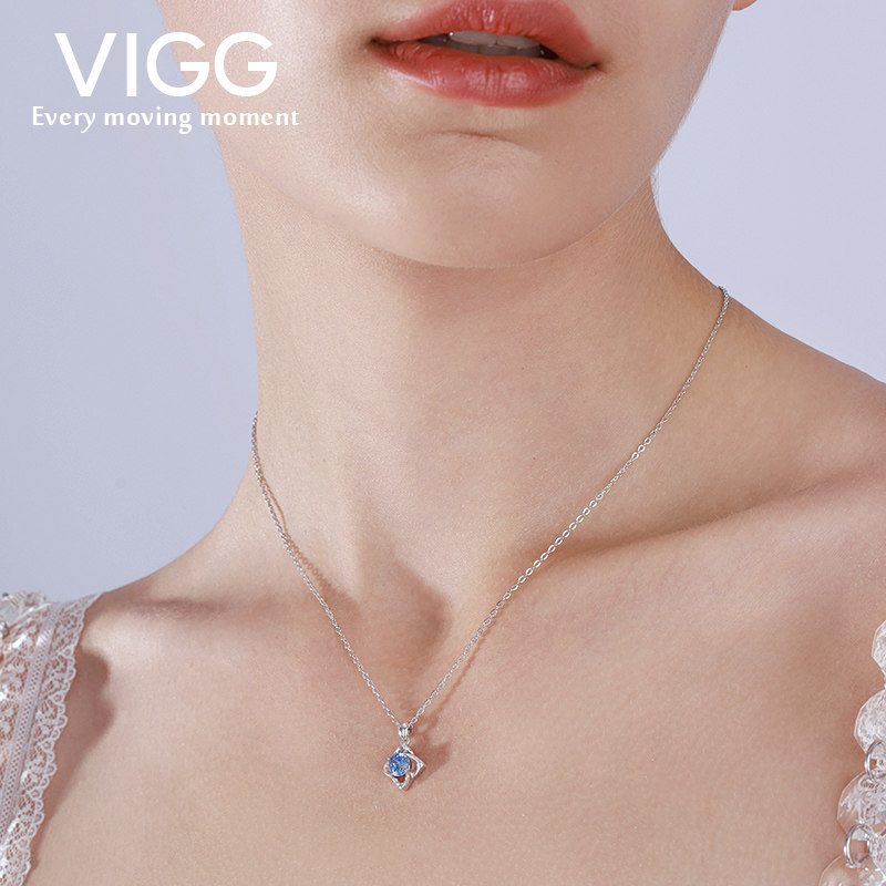 VIGG four-leaf clover necklace women's clavicle chain light luxury niche 2022 new design sense birthday gift for girlfriend