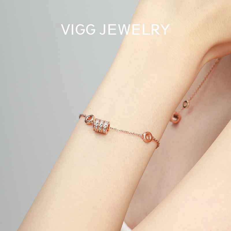 VIGG Small Silver Bracelet in Small Design Sense of Design 520 Gift Gift to Girlfriend