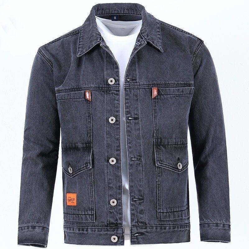 Clearance Sale Special Price Workwear Men's Denim Jacket Durable and Stain-Resistant for Auto Repair and Labor Protection Spring and Autumn Coat