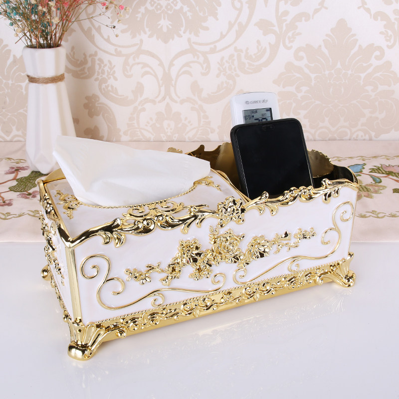 toilet paper box european style tissue creative living room extractable toilet paper home simple cute tea table multifunction remote control storage box