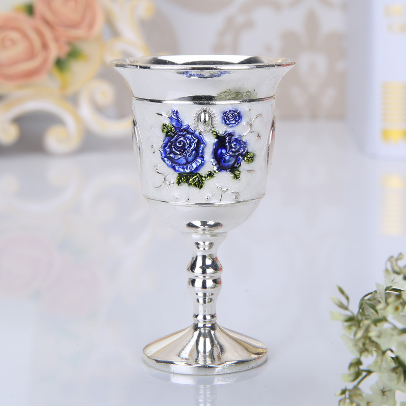 Ly rượu vang Nga ly nhỏ ly cốc hợp kim kẽm treo ly rượu vang ly cao ly rượu đơn Nga ly rượu whisky cao cấp