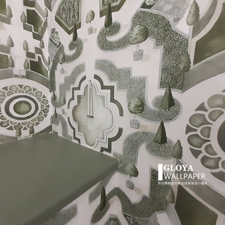 British original Imported Wall Paper British Pure Paper 115 115 -2005 -2006 -2007 -2007 Labyrinth-Taobao