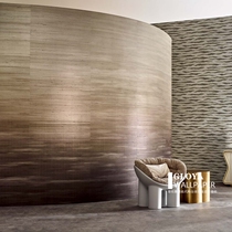 Farentino Cerulean high-end wallpaper imported from the UK natural material silk gradient wall covering