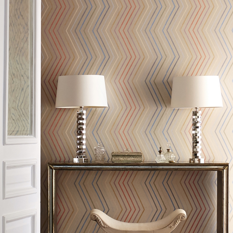 British original imported wallpaper Harlequin TRESILO Wall Paper Wave Strip Line 111434