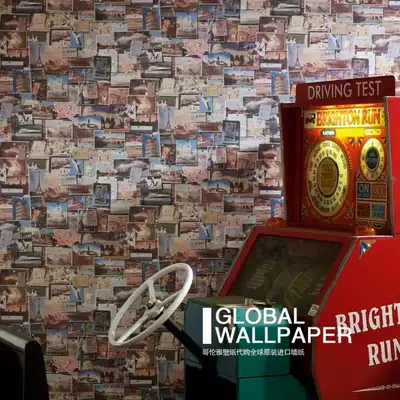 Columbia wallpaper British imported wallpaper British classical photo wall Andrew Martin Pinboard