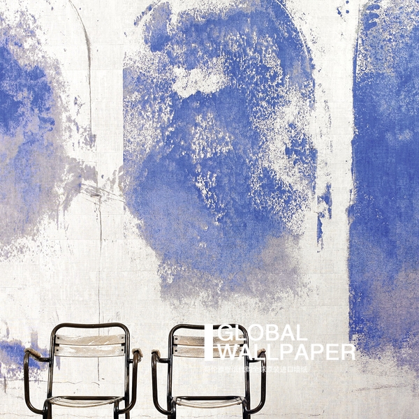 French imported wallpaper Elitis Eldorado modern minimalist abstract art graffiti mural