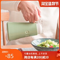 Oil pot Japan imported zero japan household kitchen leak-proof fitness oil control pot seasoning bottle Seasoning bottle oil bottle