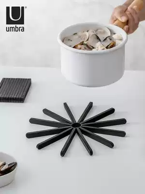 Thermal insulation mat umbra kitchen Nordic Canadian silicone mat table mat large pot Mat high temperature and anti-scalding table mat
