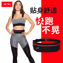 AUNG Ang brand fanny pack running sports travel large capacity 7 2 large screen mobile phone marathon tight fanny pack for men and women