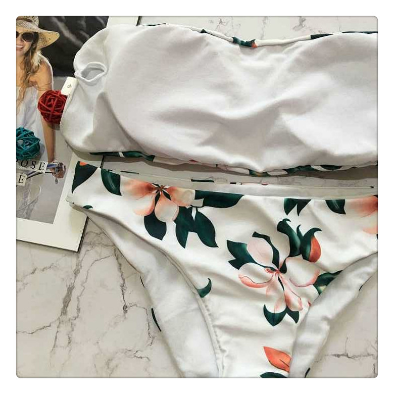 2018 mới AliExpress in bikini nữ gợi cảm chia áo tắm châu Âu và Hoa Kỳ bùng nổ người mẫu bikini bãi biển đồ bơi nữ