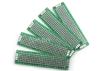 Tin plate double-sided test board High quality green oil universal board experimental board Hole board PCB board width 2*8cm Single price