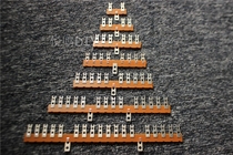 Scaffolding 3 to 20 single-row wiring board Scaffolding fiberboard Silver-plated DIY experimental board Single price