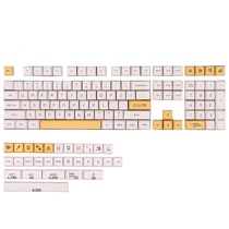 Honey milk 137 key keycap xda height pbt material sublimation suitable for cross axis mechanical keyboard