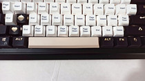 Mechanical keyboard space bar cap PBT material 6 25U original height beige cheese color space bar cap