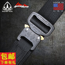 BMT Cobra buckle belt Austrialpin outdoor military fans Tactical Black Hawk nylon belt flagship