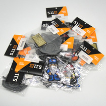 5 11 Velcro outdoor military fans accessories armband embroidery cloth PVC character stickers 511 function morale Post