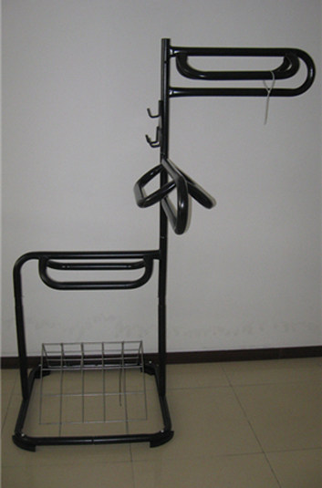 Triple-saddle saddle rack saddle holder saddle storage rack with swivel saddle rack