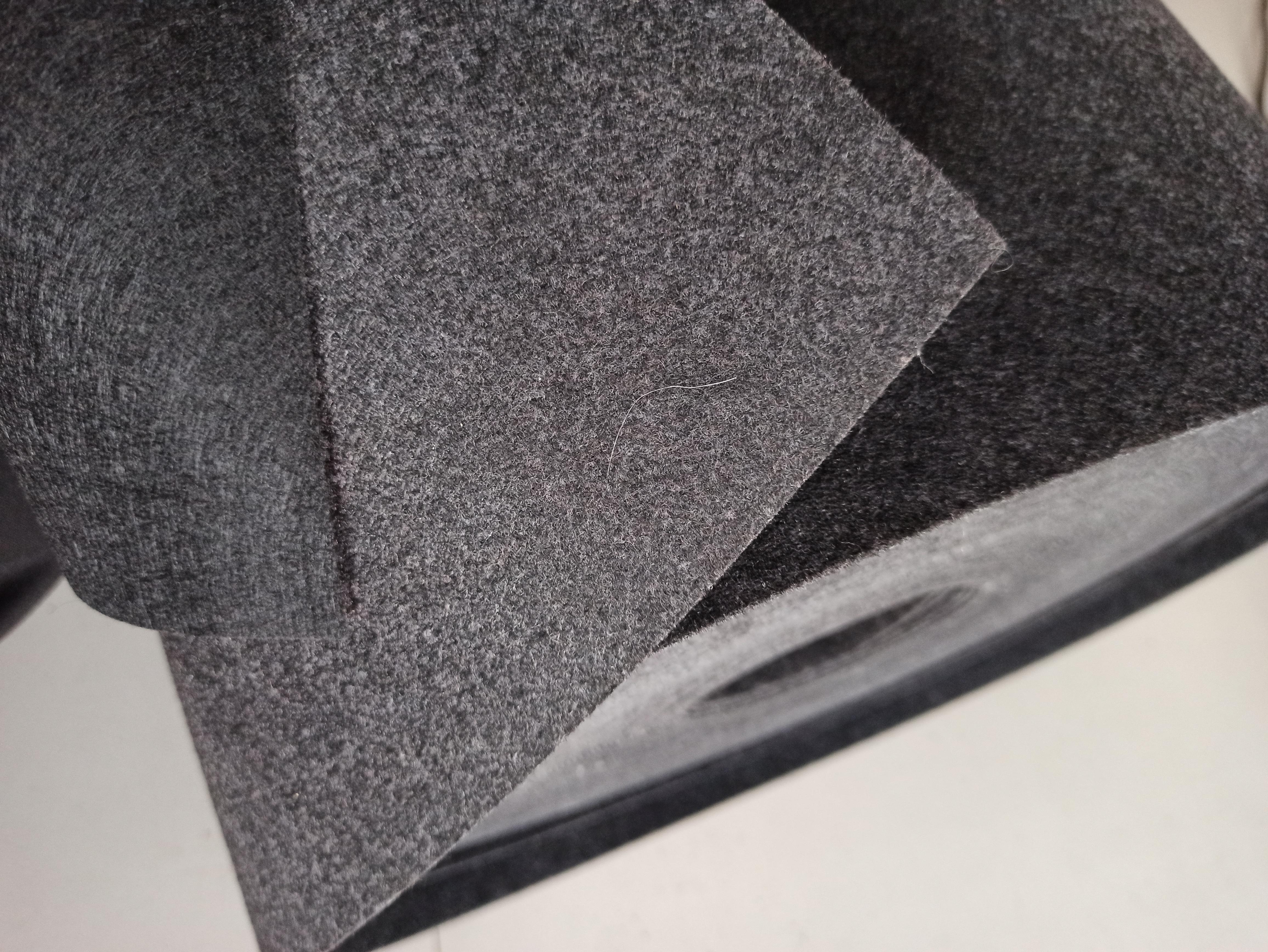 Car back box with dark grey wool felt grey felt shockproof felt Felt Background Felt 2 m Width