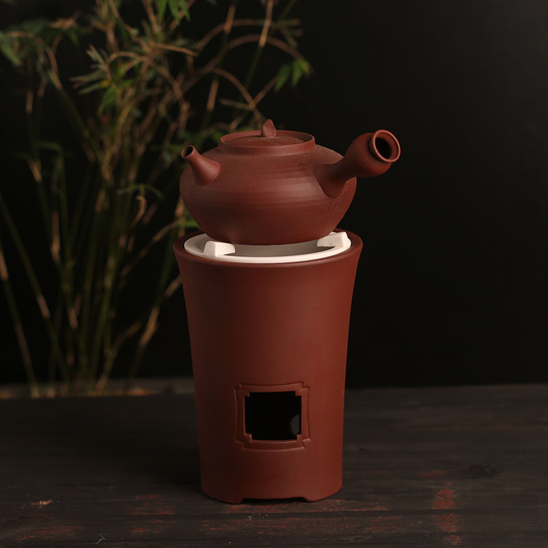 Chaoshan retro-work anti-cracking tea-making stove red peat charcoal stove wind stove Tsai cooking tea ware Boiling Water Pot Coarse Pottery Teapot Jou Clay Pot