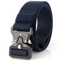 Lengthened Hypoallergenic Quick-drying Belt Non-metallic Mens Nylon Tactical Army Belt Outdoor Canvas Wide Jeans Belt