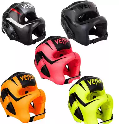 VENUM venom boxing helmet nose guard training headgear Sanda strike protection
