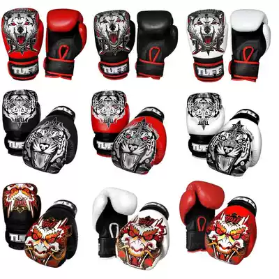 tuff boxing set Muay Thai boxing boxing kit Sanda boxing gloves (buy and send)