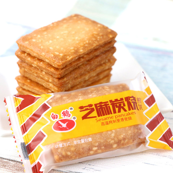 白鹤 铁板鸡蛋煎饼 2斤 淘抢购+天猫优惠券折后￥15.8包邮（￥18.8-3）多味可选