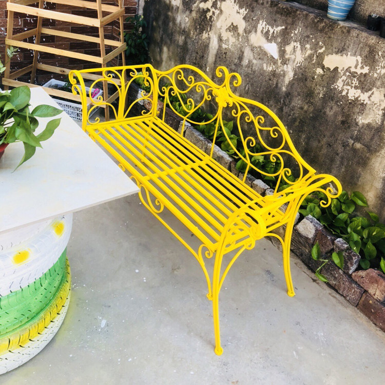 Eurostyle Iron Art Casual Chair Iron Art Bar Chair Benches Park Chair Shooting Outdoor Sofa Chairs Double Chair Lovers Chairs