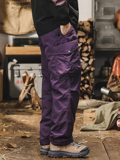 90% new national standard down pants for men, outer wear, windproof and cold-resistant winter workwear, outdoor straight casual duck down pants for men