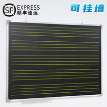 Small blackboard whiteboard writing board double-sided magnetic teaching office hanging wall stickers household childrens commercial message normal students practice chalk words with field word grid graffiti large green board drawing board commercial