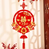 Свадьба, подвесное украшение, декоративная свадебная комната Новая комната, уложенные цветы, чтобы организовать свадебную женскую спальню Hi.