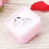 Регулируемое обручальное кольцо подходит для мужчин и женщин для влюбленных