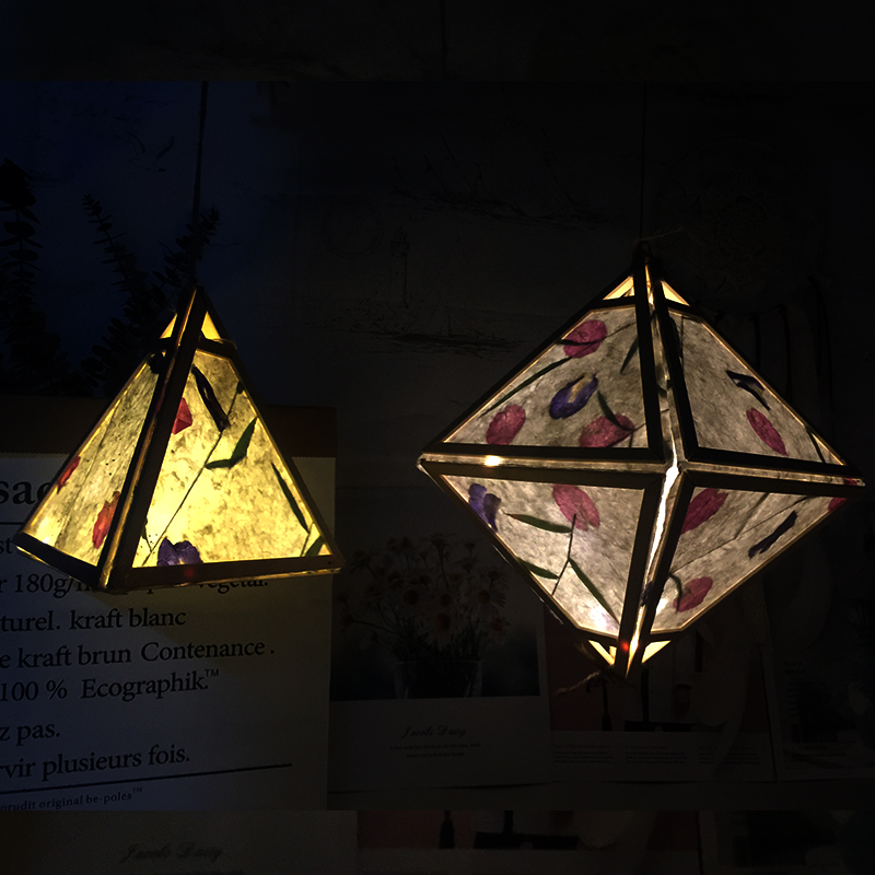 Make a piece of the ancient windy family lantern diy handmade material bag creative hanfu portable palace lantern festival courtesy of Mid-Autumn Festival