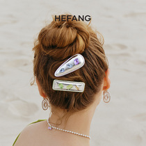 HEFANG He Fang jewelry dream gem hairclip Chen big event with female simple clip hair accessories
