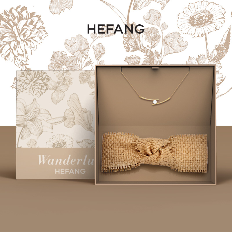 HEFANG jewelry chopsticks clavicle chain 925 sterling silver women's simple light luxury niche design pendant necklace