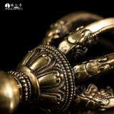 Целинг -вековое наследство Цингхай Тала сцена на родан бингзер тантра чистого медного магии девять фунтов колокольчиков