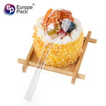 Disposable plastic fork ice cream spoon dessert cake mousse transparent flat plastic spoon injection molding