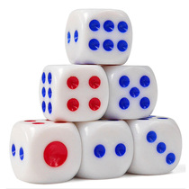 Plastic dice rounded sieve bar KTV points color mahjong dice Clock Bar nightclub fun game color