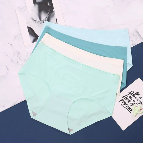 Трусы, шелковые антибактериальные тонкие сексуальные штаны