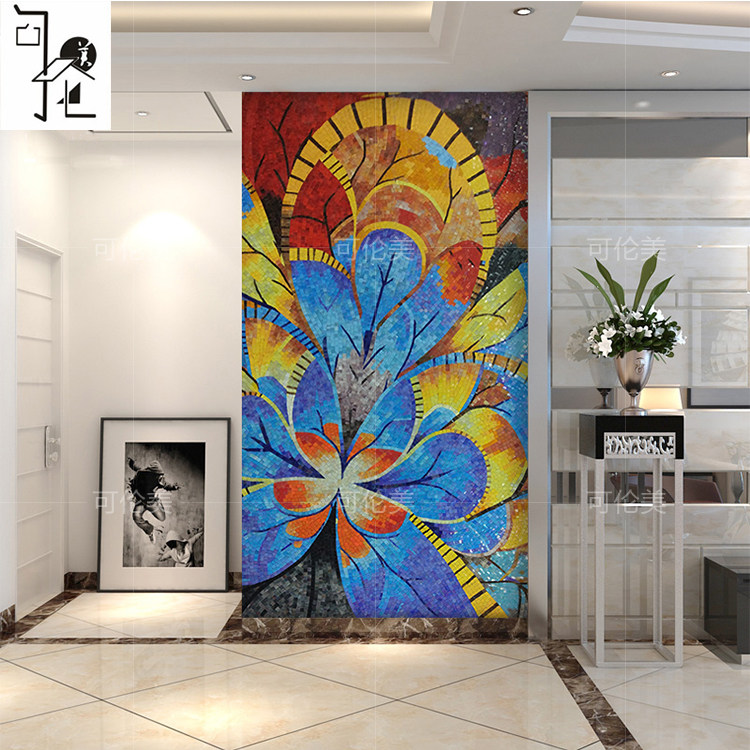 Mosaic Abstract Jigsaw Puzzle Customized Eurostyle American Genguan Aisle Dining Room Bathroom Art Glass Parquet Background Wall