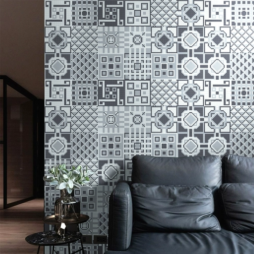 Хрустальный стеклянный мозаичный бассейн Туалетная плитка маленькая блок -головоломка головоломка гостиная кухонная фоновая стена