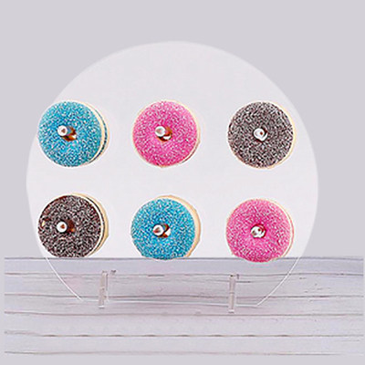 Transparent acrylic donut stand wedding birthday partiy cake stand dessert table bread display stand